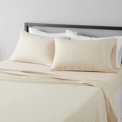 Ensemble de draps 100 % coton à fibres longues haut de gamme Milano à contexture de 1000 fils