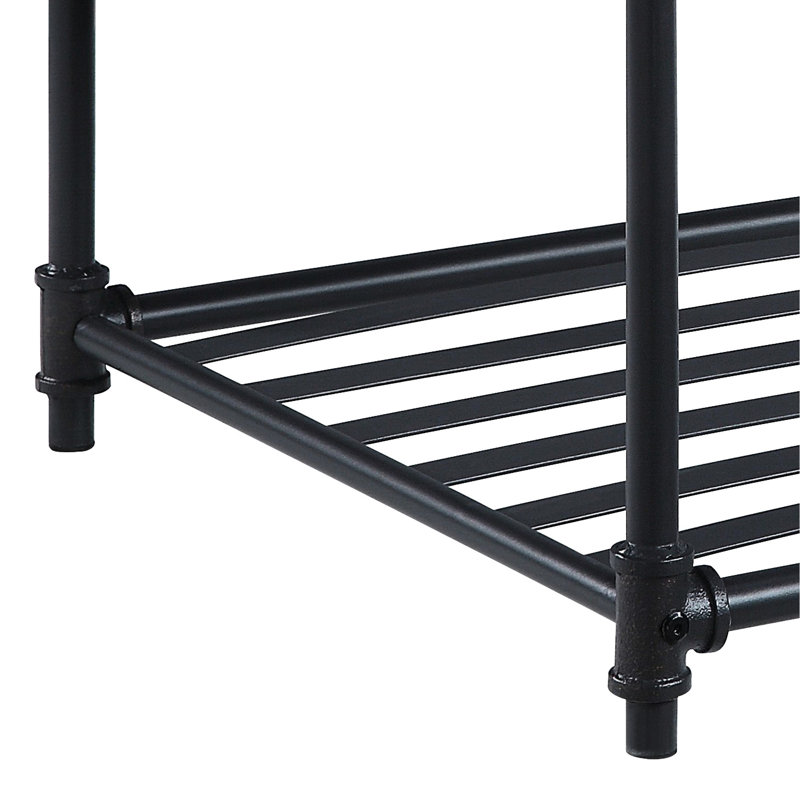 Table moderne en chêne et gris sable avec tiroir pratique et tablette