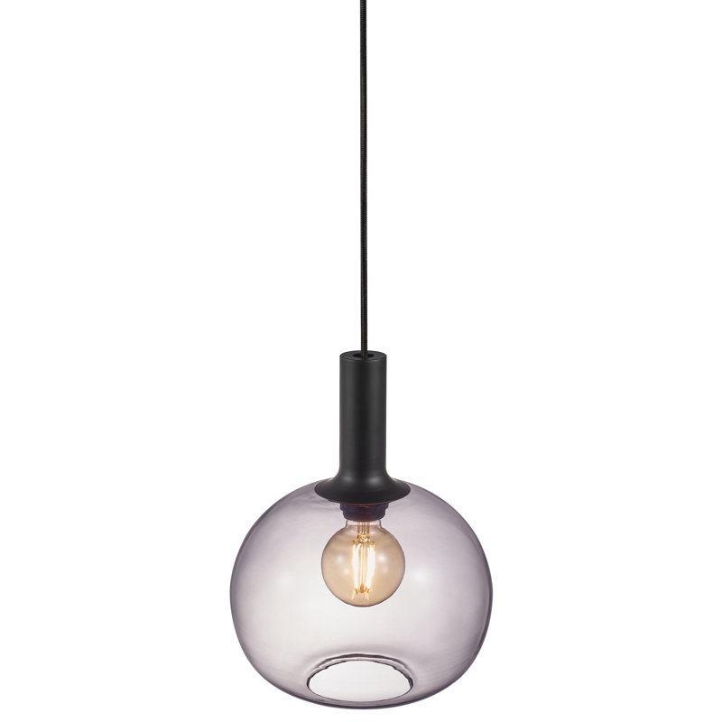 1 - Light Matte Black Single Pendant