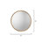 Refined Iron Round Mirror-84684135