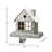 Galvanized House Stocking Holder