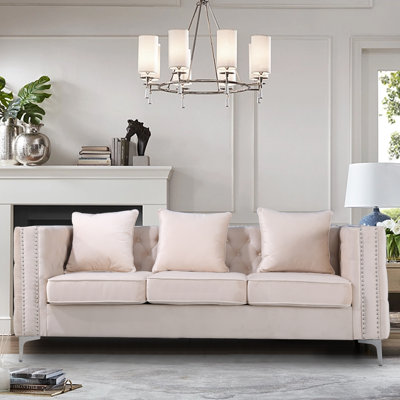 Habbe 84.6" Upholstered Sofa