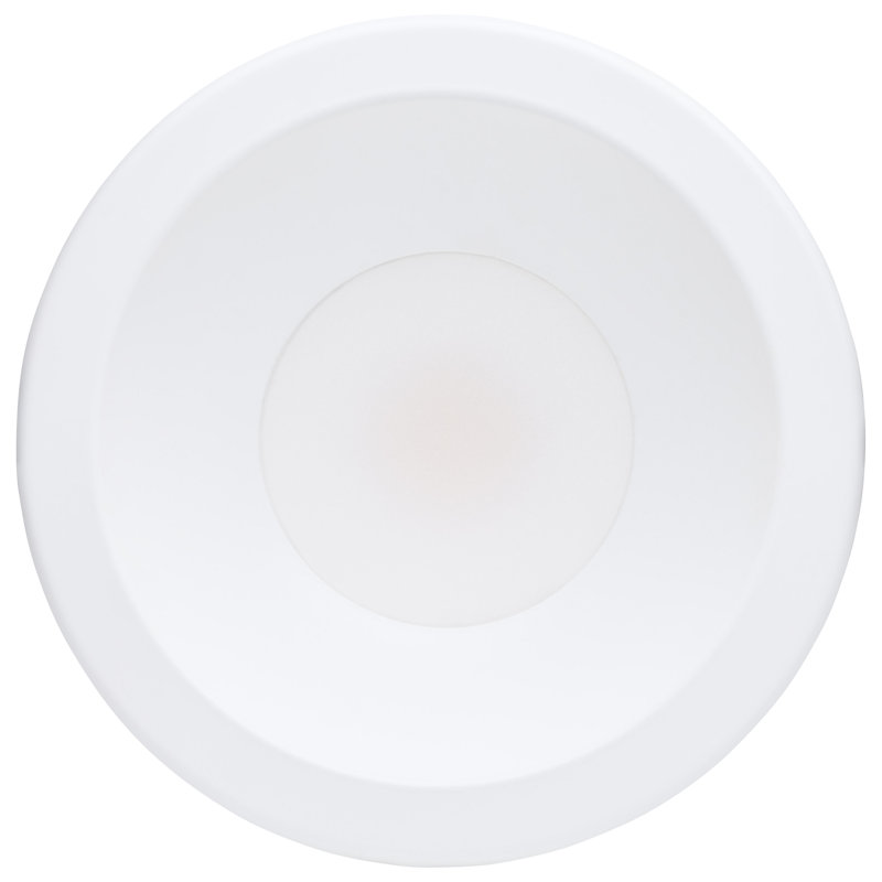 24/16/12 Wattage Selectable 2700K/3000K/3500K/4000K/5000K CCT Selectable Commercial LED Downlight 6 in. Remote Driver 120-347 volt