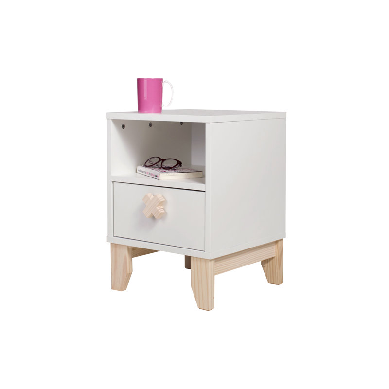 Herod 40cm W Solid + Manufactured Wood Bedside Table
