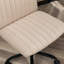 Chaise pivotante pour bureau en beige - réglable en hauteur, tissu respirant doux, siège en mousse épaisse, fabrication stable en métal, 5 fonctions réglables, base, bureaux professionnels roulants-1332280184-1332280185