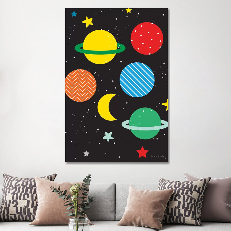 Outer Space by Ann Kelle - Wrapped Canvas Print, 152.5 cm H x 101.5 cm W