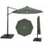 Parasol en porte-à-faux avec base 116,1 "X 116,1"-561360270