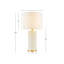 Lampe de table texturée à pois