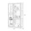 Vitrines en bois massif brun