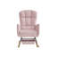 Fauteuil berçant rose