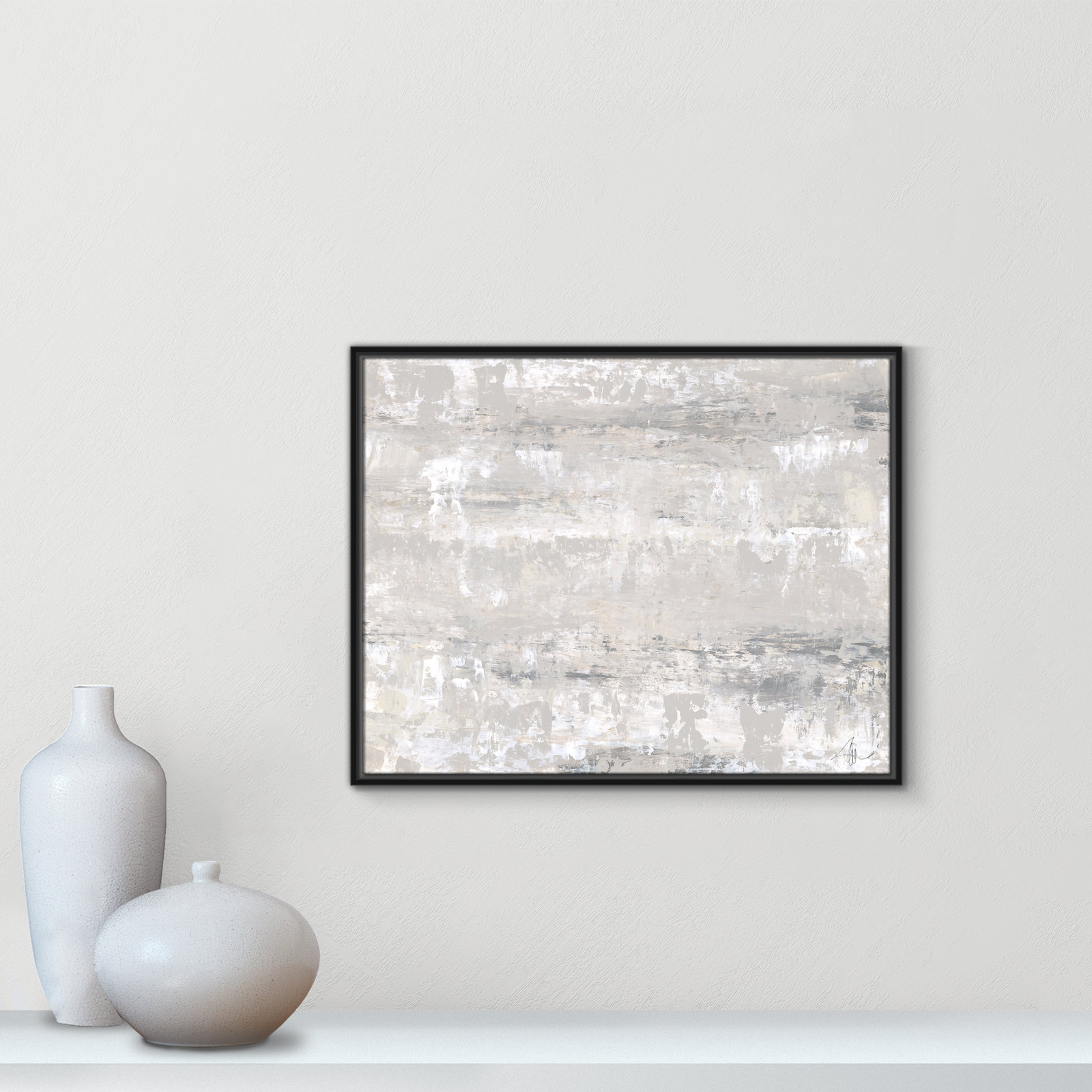 Desert Winds by Filippo Ioco - Print, Black Framed Canvas, 23.5" H x 29.5" W x 2" D