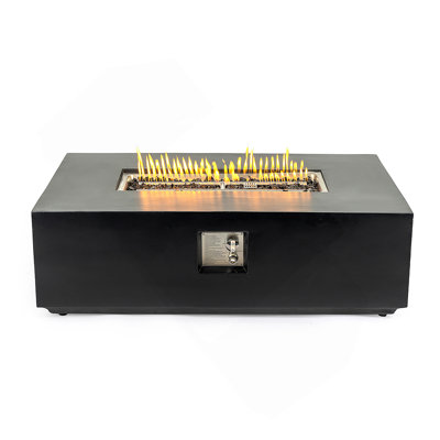 Concrete Propane/Natural Gas Fire Pit Table