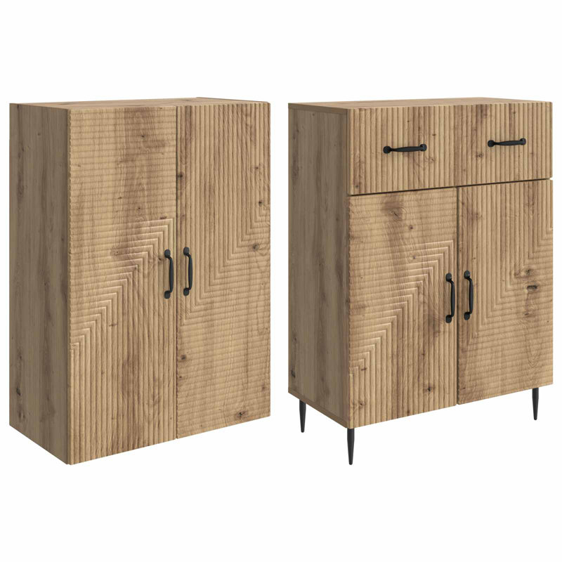 Storage Cabinet, Artisan Oak