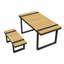 8-person Outdoor Corner Sofa Set With Reclining Seats & Wpc Table