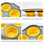 Moule à 12 muffins en silicone antiadhésif pour cuisson gris-113703037
