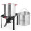 Ensemble d'ébullition pour fruits de mer 60 qt avec crépine OuterMust