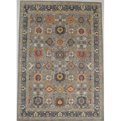 Transitional One-of-a-Kind Rectangle 10' x 14'4" Hand Knotted Area Rug