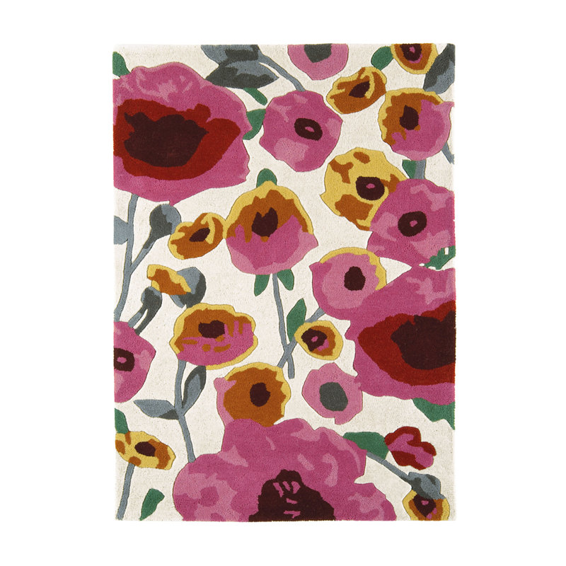 Louise Floral Hand Woven Area Rug, Rectangle 160 x 230cm