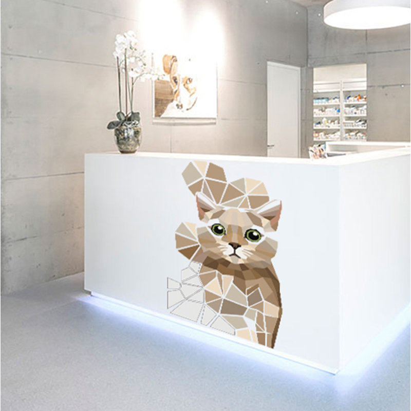 Animals Wall Decal, 33" H x 46" W