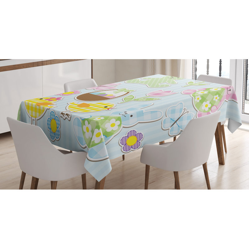 Easter Tablecloth, 84" L x 60" W
