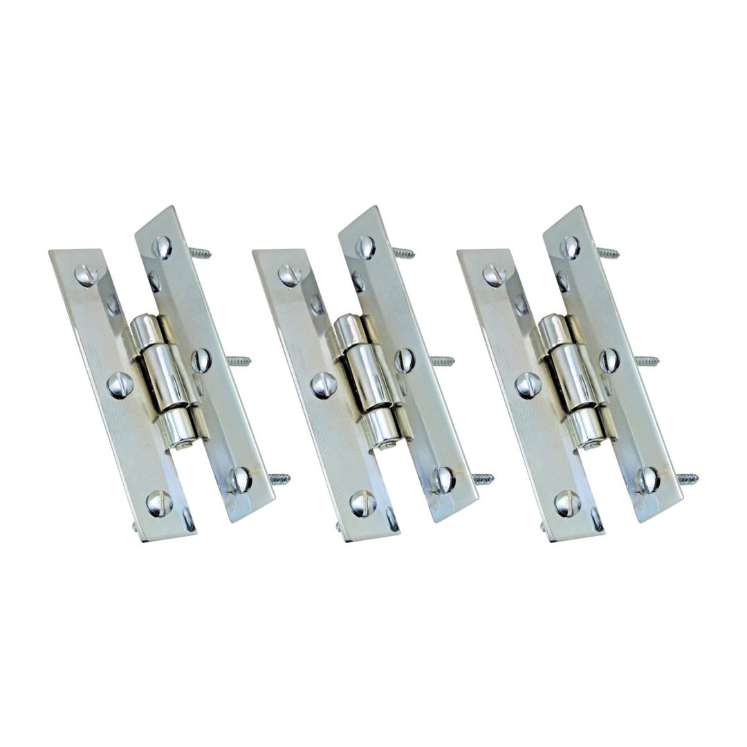Brass H-Hinge (Set of 3) The Renovators Supply Inc.