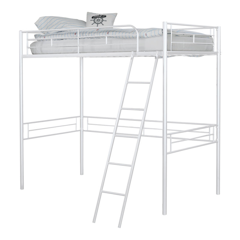 Lit mezzanine Ananias, Blanc