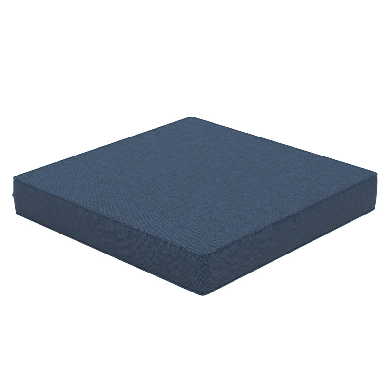 Coussin de siège pour repose-pieds Sunbrella®, Spectre indigo Sunbrella®, 24 po x 24 po
