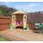 Honeysuckle Corner Arbour Bench-759335553