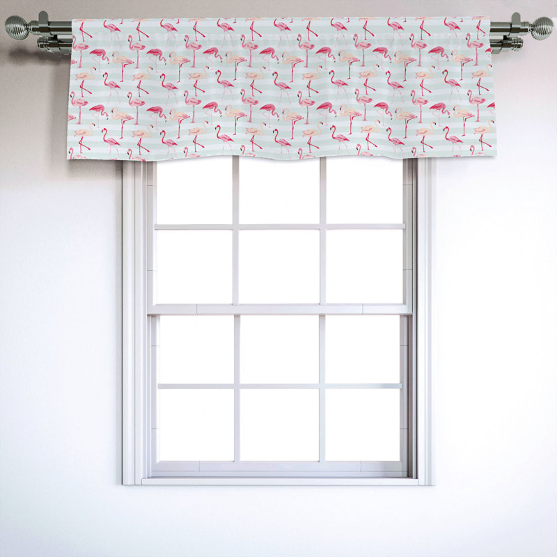 Sateen Ruffled Window Valance