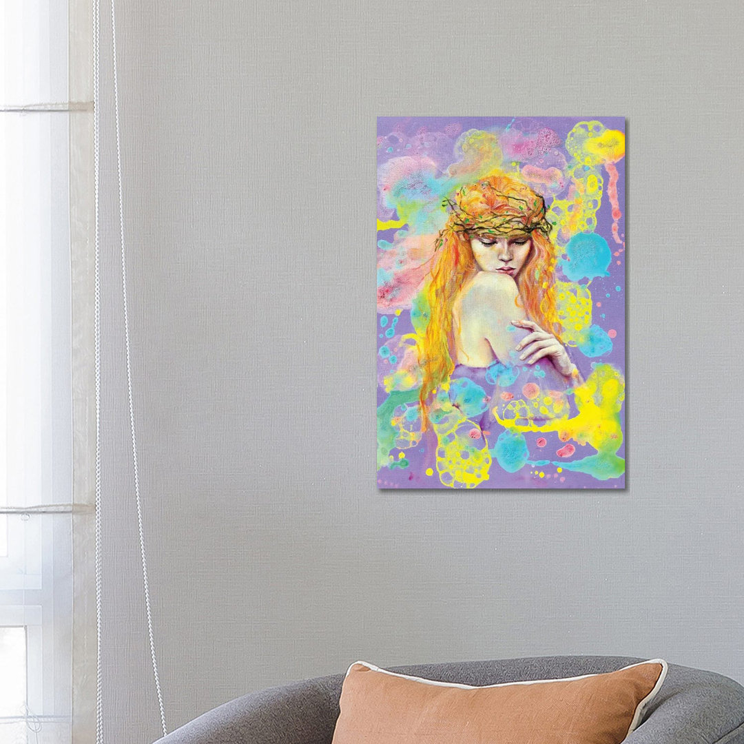 She Belongs To The Forest von Eury Kim - No Frame Gallery-Wrapped Canvas Giclée on Canvas