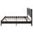Large Underbed Storage Wood Platform Bed Frame