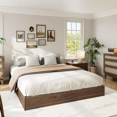 Lit plateforme Wood
