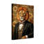 Animaux animaux en costume sur fond floral-1782664029