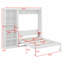 Lit escamotable mural avec tablettes Murphy-516781626-516781627