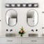 Applique murale à 6 lumières à DEL pour salle de bain moderne et noire-556369575-556369573