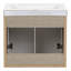 Ensemble de meuble-lavabo simple mural 24,5 "