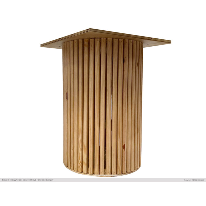 Eracle Round Solid Wood Dining Table