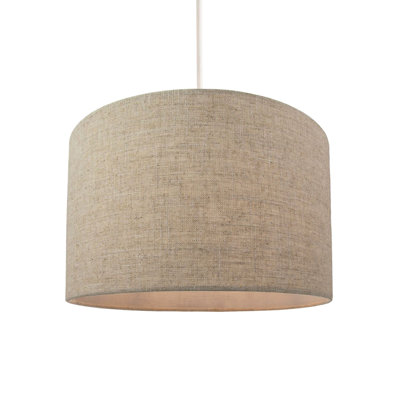 30cm Linen Drum Lamp Shade