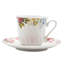 Priya 45 Piece Semi-Handmade Floral Porcelain Dinnerware Set with Gold Trim (Service for 8)