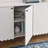Emmeline 66" 4-Door Scalloped Sideboard Cabinet-106714567
