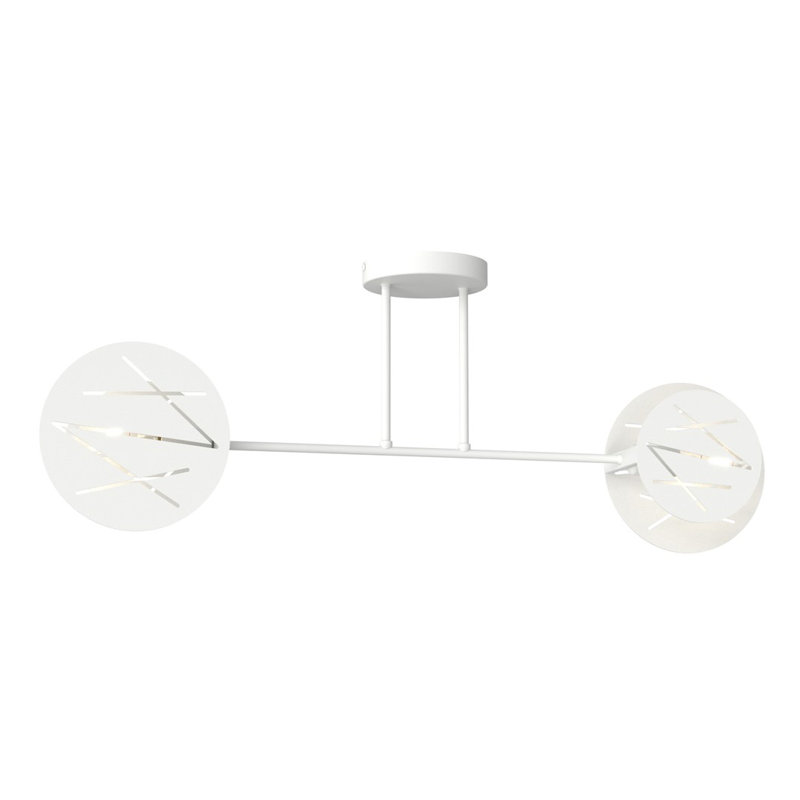 Norway Flush Mount, White