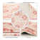 Alfa Rich Ultra-Thin Floral Pink Cream Washable Non-Slip Area Rugs for Living Room Bedroom Kitchen
