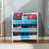 Blue 2 Shelves & 6 Boxes