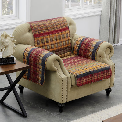 Gold Rush Reversible Armchair Slipcover