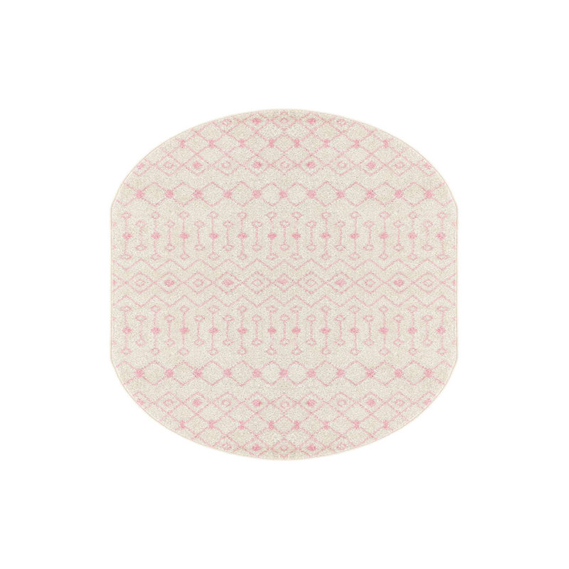 Somerville Geometric Indoor Rug, Oval 4' x 6'