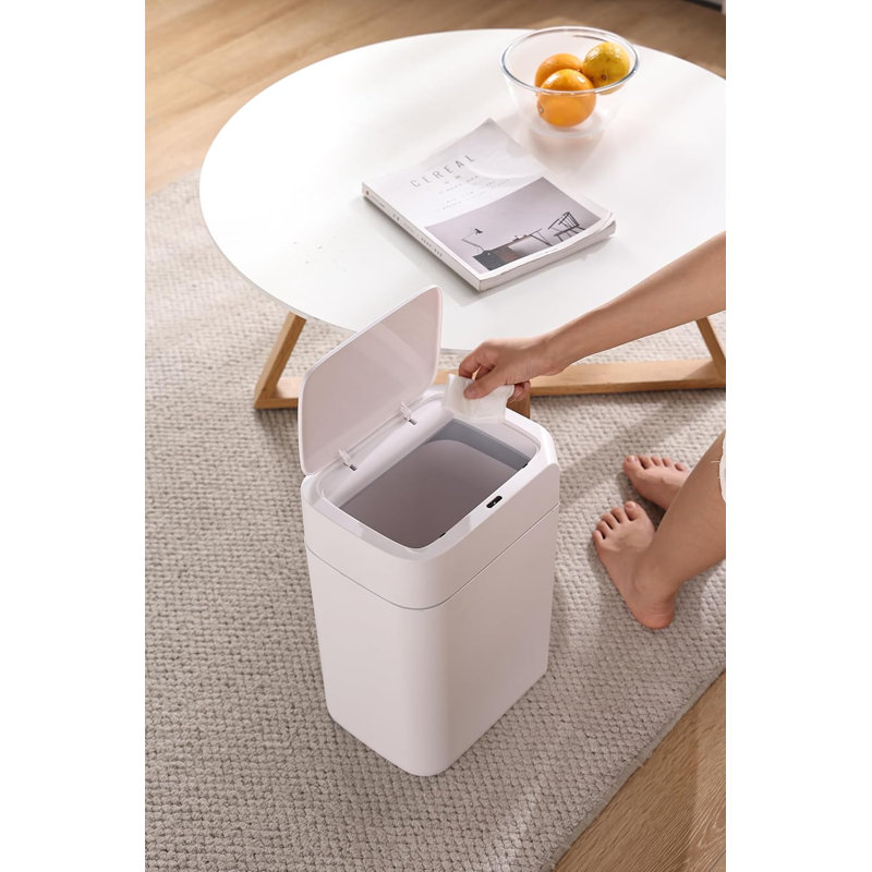 2 Pack, Step N' Sort Motion Sensor Touchless Trash Can, 16L and 11L