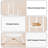 Round Coat Rack With 3 Wooden Shelves And 1 Fabric Basket-284570714