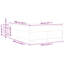  Structure de lit avec matelas en similicuir noir 55,1 po x 78,7 po-105093651-105093650