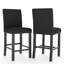 Tabouret de comptoir en bois massif 25 po Hort-456962519