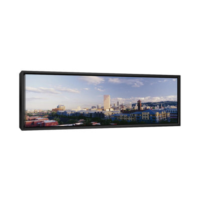 «High Angle View of Buildings in a City Portland, Oregon», reproduction de photo sur toile